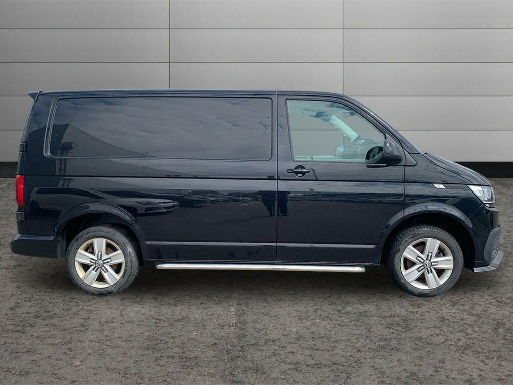 Volkswagen Transporter 2.0 Tdi 110 Highline Van SY71LPA Black #4