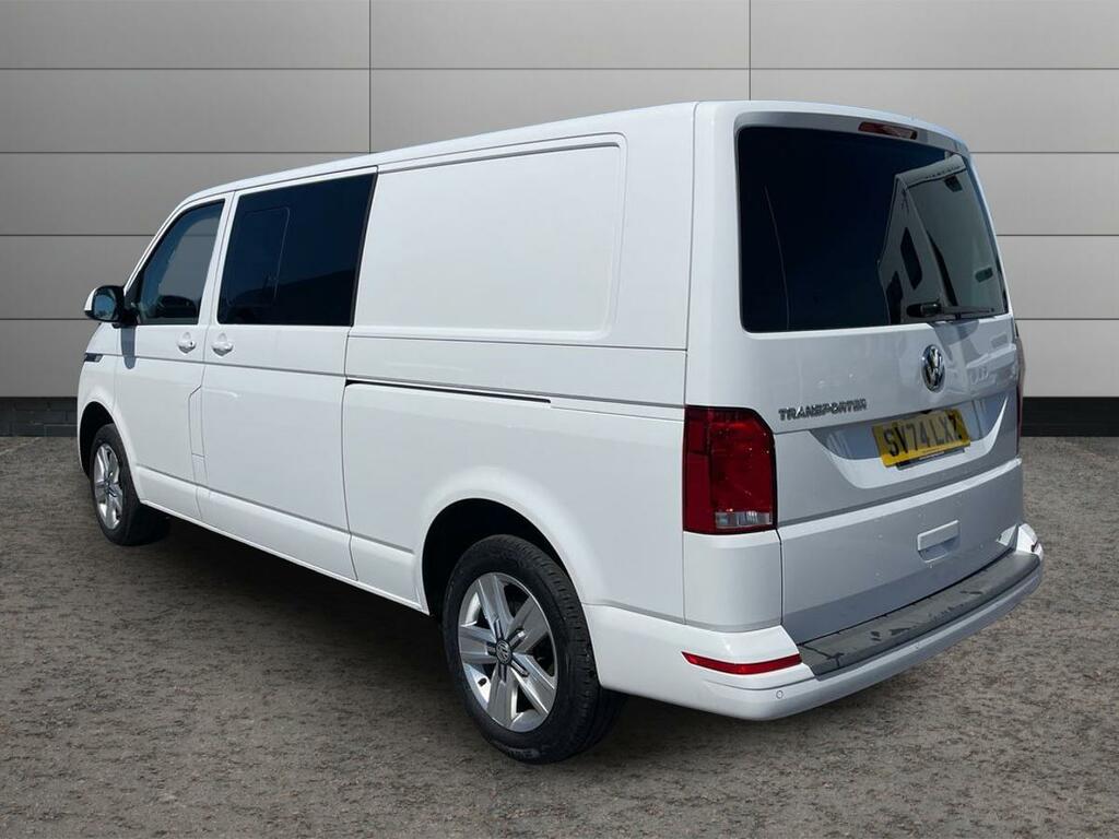 Volkswagen Transporter 2.0 Tdi 150 Highline Kombi Van Dsg SV74LXZ White #3