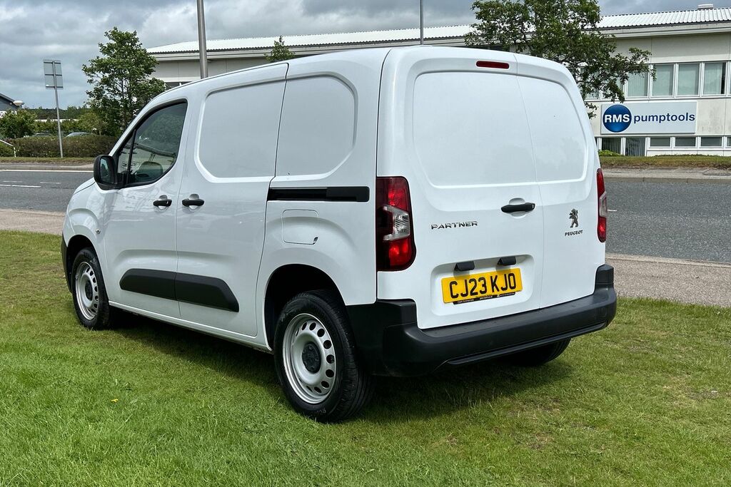 Peugeot Partner 1000 1.5 Bluehdi 100 Professional Premium Van CJ23KJO White #3