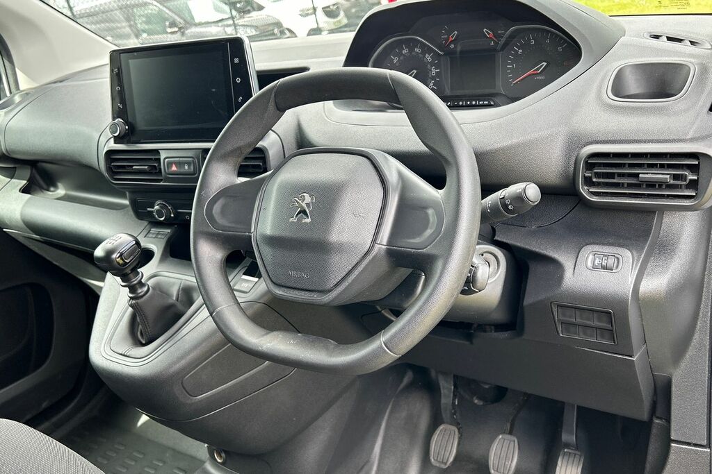 Peugeot Partner 1000 1.5 Bluehdi 100 Professional Premium Van CJ23KJO White #6