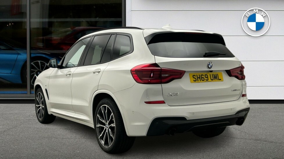 BMW X3 X3 Xdrive20d M Sport White #4
