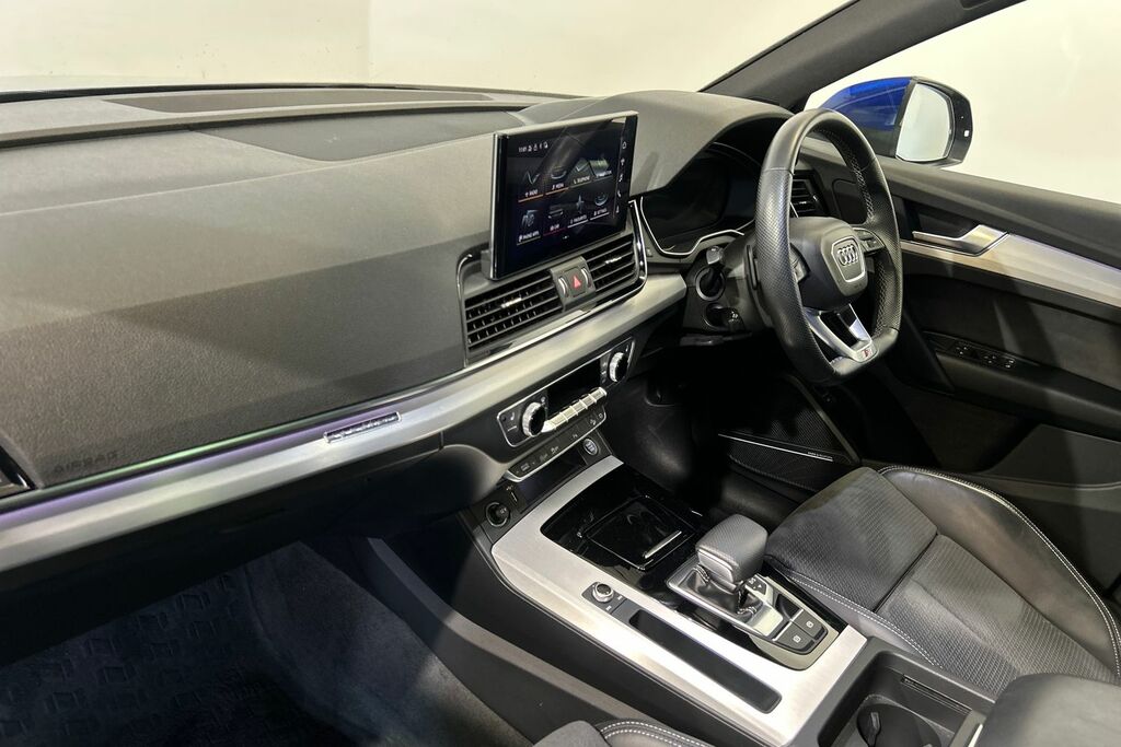 Audi Q5 S Line 40 Tdi Quattro 204 Ps S Tronic SV21DFT Blue #2