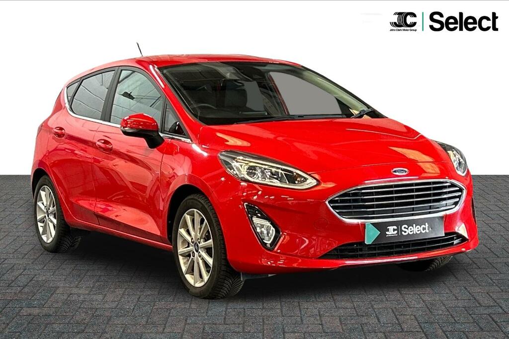Ford Fiesta 1.0T Ecoboost Titanium Euro 6 Ss Red