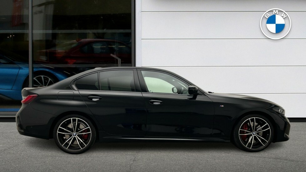BMW 3 Series 320D M Sport Saloon Black #3