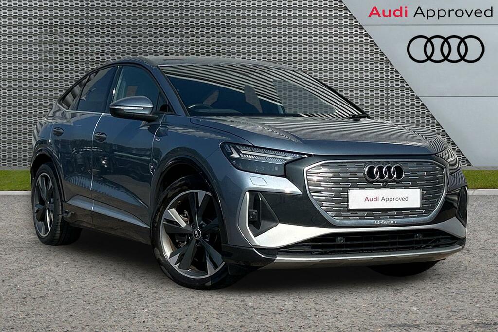 Audi Q4 E Tron Q4 Sportback S Line 40 E-tron 150,00 Kw Blue