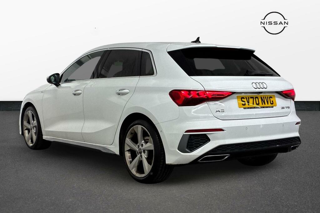 Audi A3 1.5 Tfsi 35 S Line Sportback Eur SV70NVG White #4