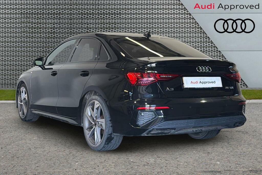 Audi A3 1.5 Tfsi 35 Sport Saloon 150 P Black #3