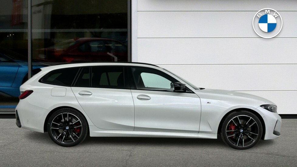 BMW 3 Series M340d Xdrive Touring White #3