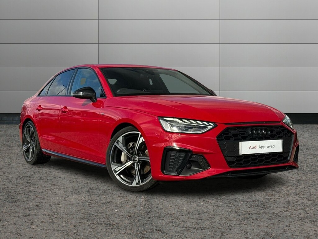 Audi A4 Black Edition 40 Tfsi 204 Ps S Tronic Red