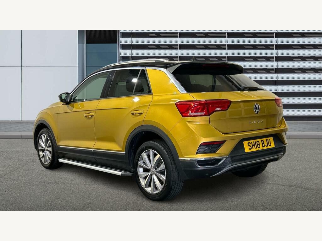Volkswagen T-Roc 1.0 Tsi Design Euro 6 Ss SH18BJU Yellow #4