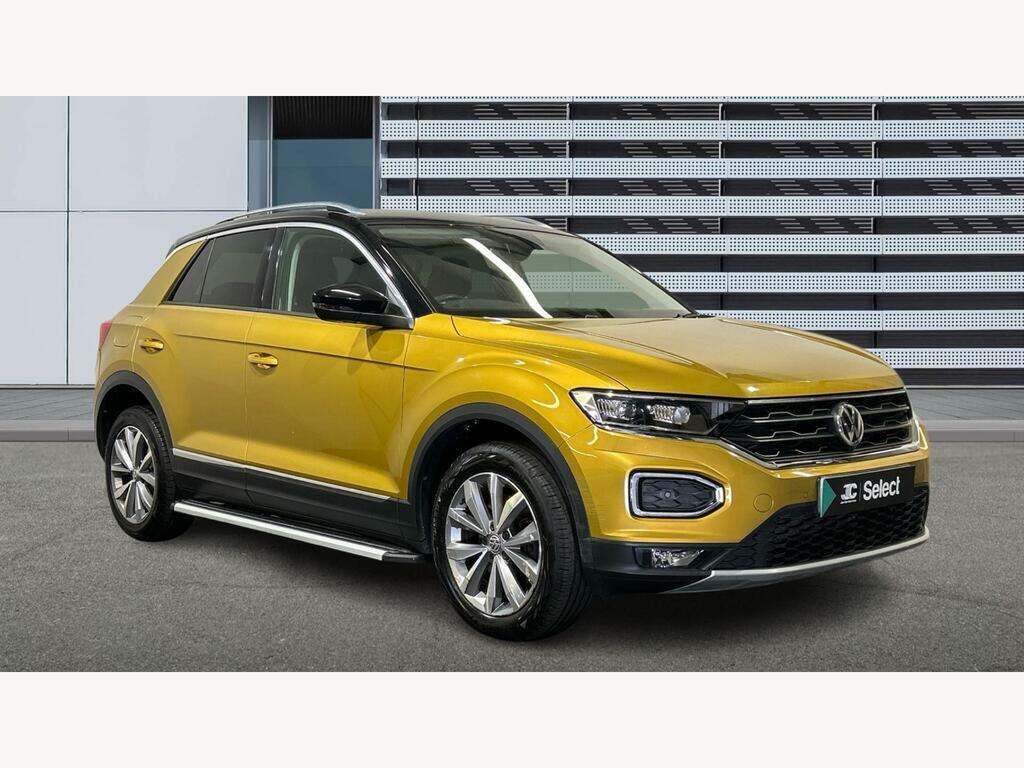 Volkswagen T-Roc 1.0 Tsi Design Euro 6 Ss SH18BJU Yellow #2