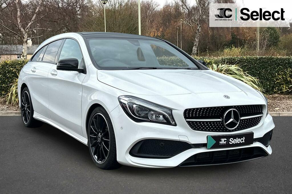 Mercedes-Benz CLA Class 2.0 Cla220 Amg Line Night Edition Plus Shooting White
