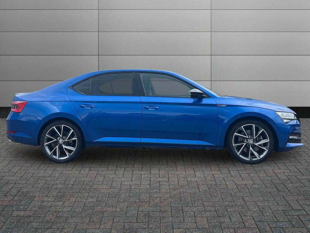 Skoda Superb 2.0 Tsi 280 Sportline Plus 4X4 Dsg Blue #4