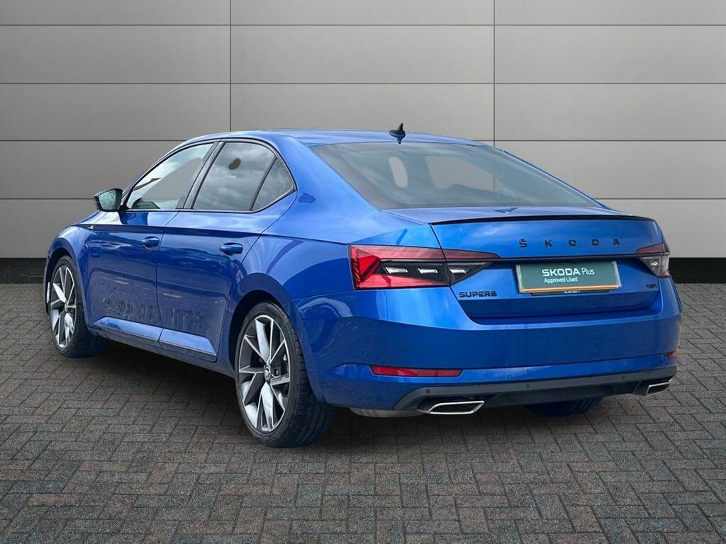 Skoda Superb 2.0 Tsi 280 Sportline Plus 4X4 Dsg Blue #3