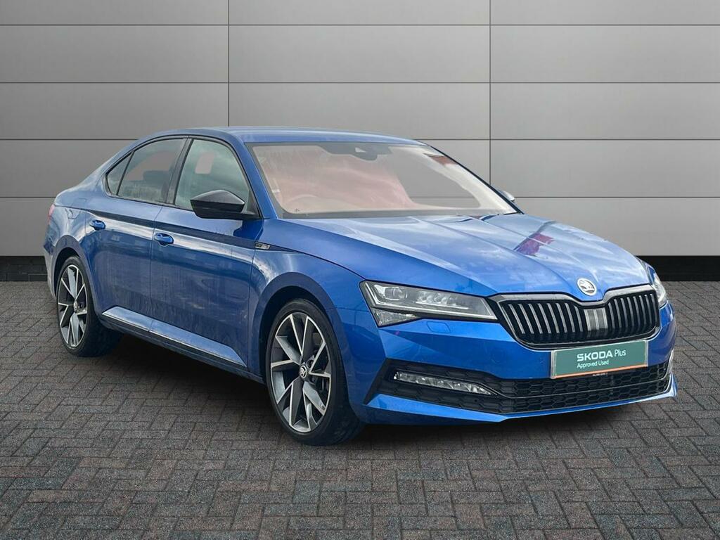 Skoda Superb 2.0 Tsi 280 Sportline Plus 4X4 Dsg Blue