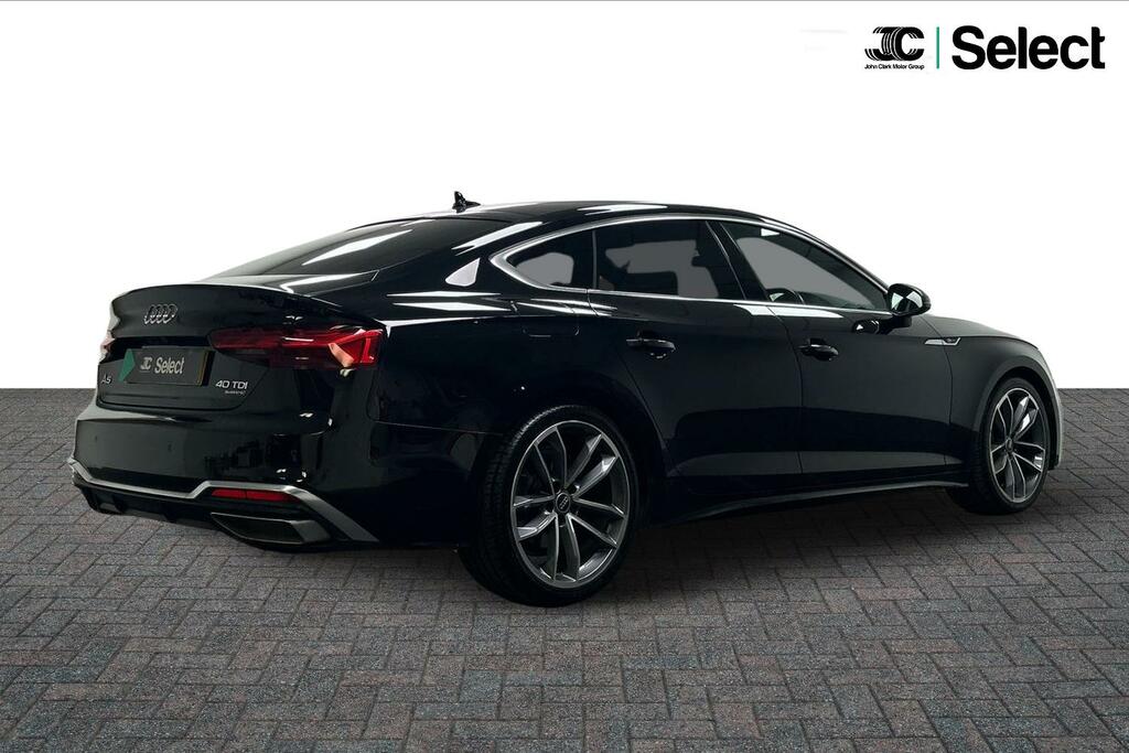 Audi A5 2.0 Tdi 40 S Line Sportback S Tronic Quattro Euro Black #2