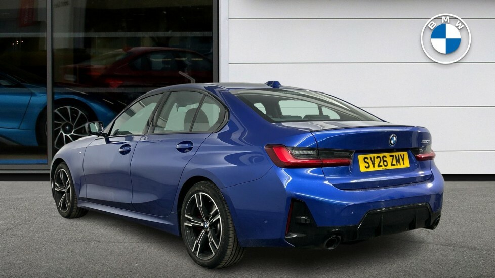 BMW 3 Series 320I M Sport Saloon SV26ZMY Blue #2