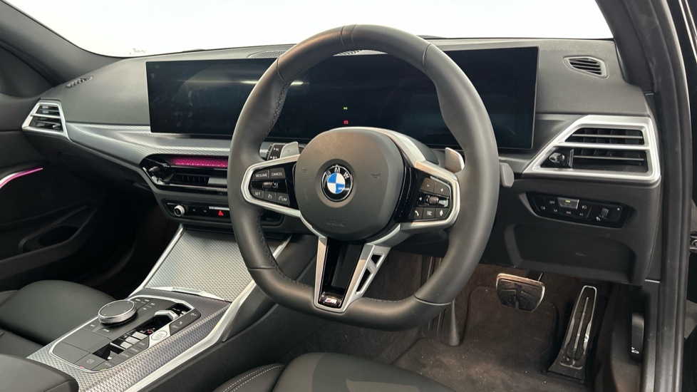 BMW 3 Series 320I M Sport Saloon SV26ZMZ Black #6