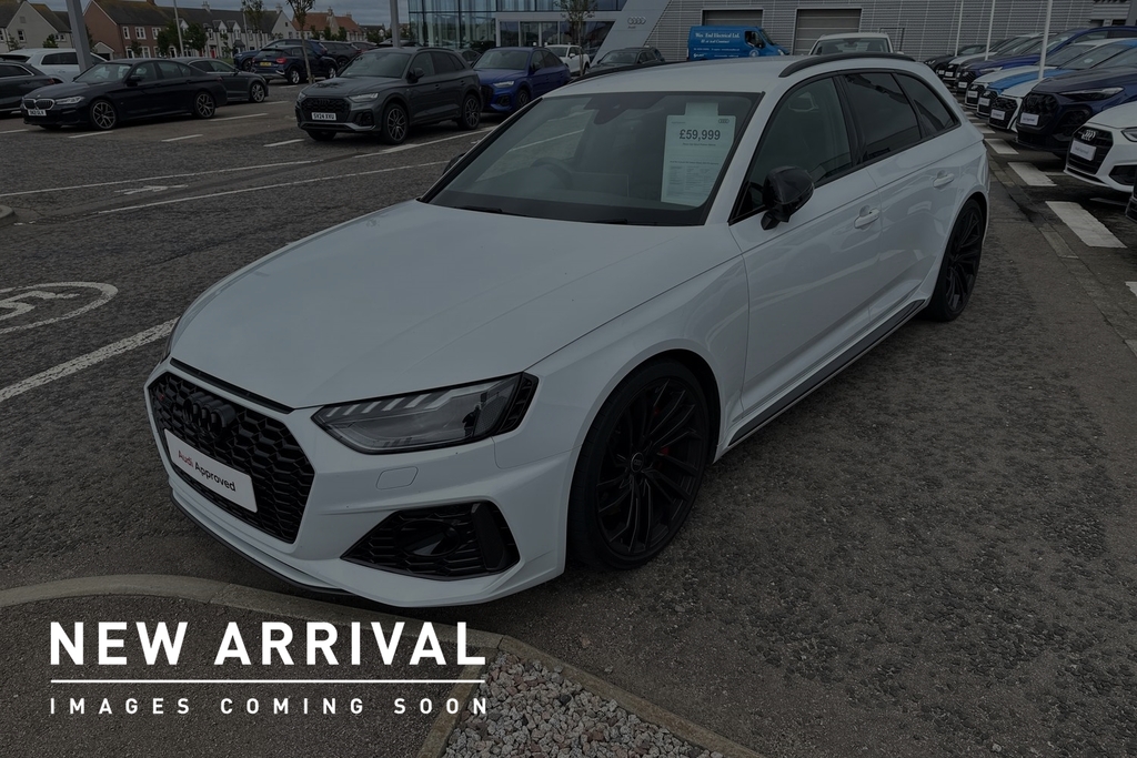 Audi RS4 Avant Rs 4 Avant Carbon Black 450 Ps Tiptronic White #2