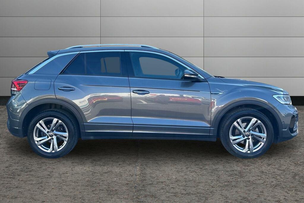 Volkswagen T-Roc 1.5 Tsi R-line Dsg Grey #4