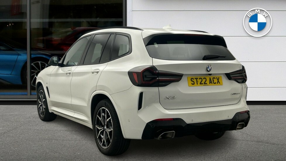BMW X3 X3 Xdrive20d M Sport White #2