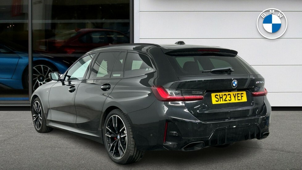 BMW 3 Series M340d Xdrive Touring SH23YEF Black #2