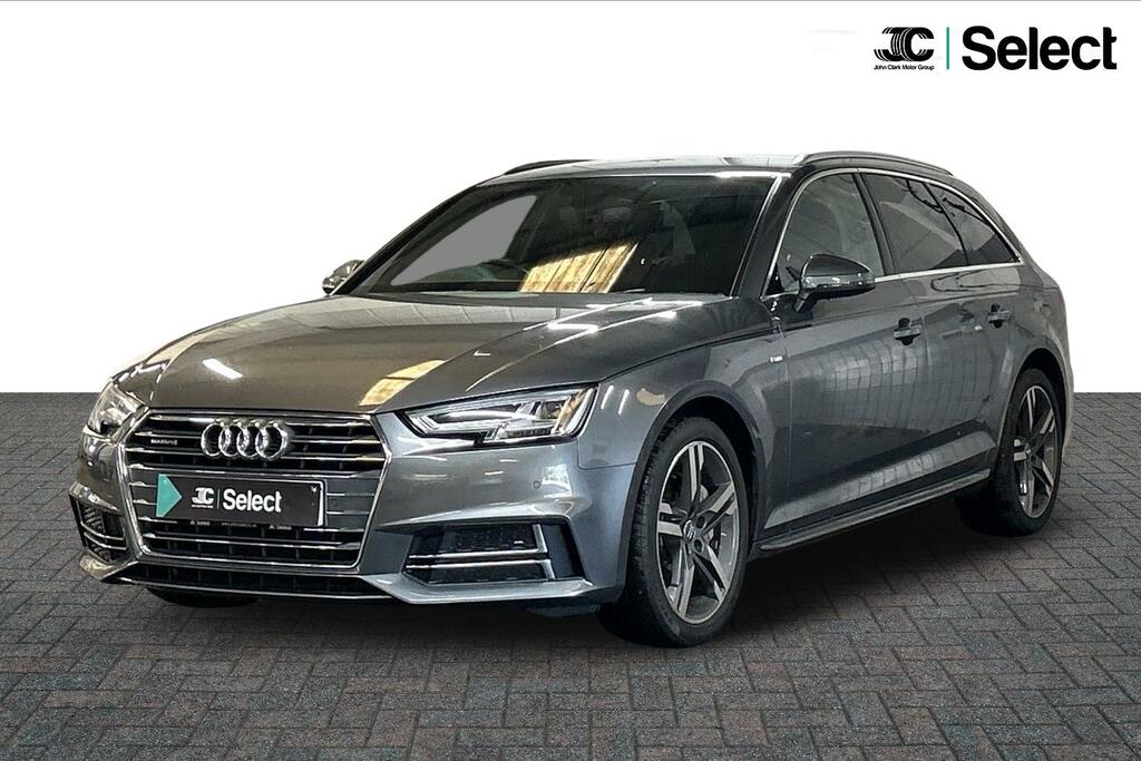 Audi A4 2.0 Tdi S Line S Tronic Quattro Euro 6 Ss SY66KLC Grey #3