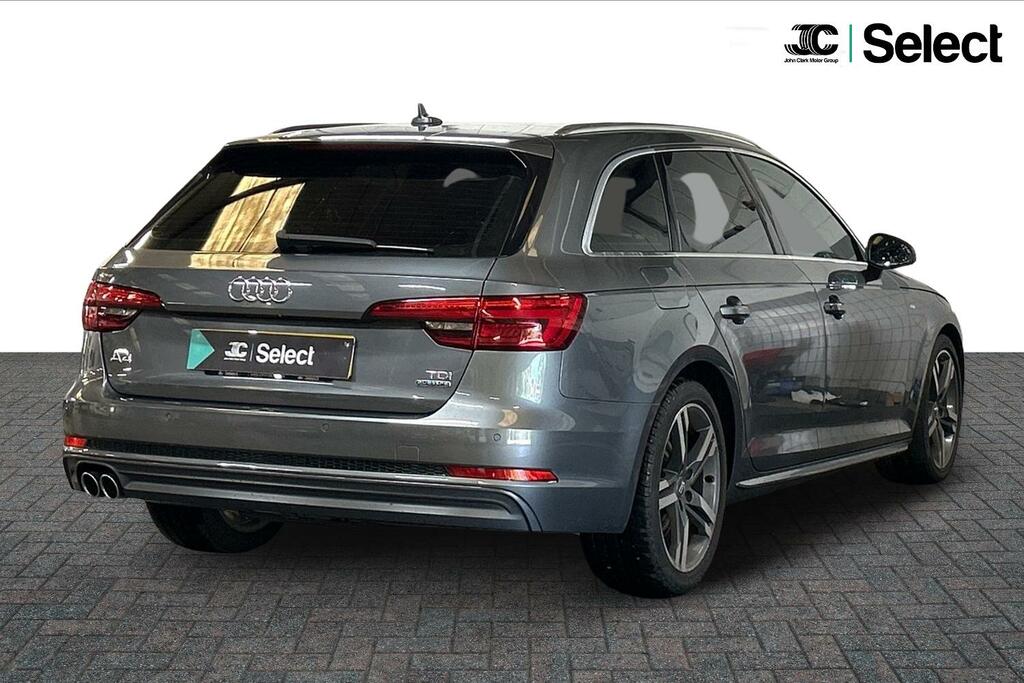 Audi A4 2.0 Tdi S Line S Tronic Quattro Euro 6 Ss SY66KLC Grey #2
