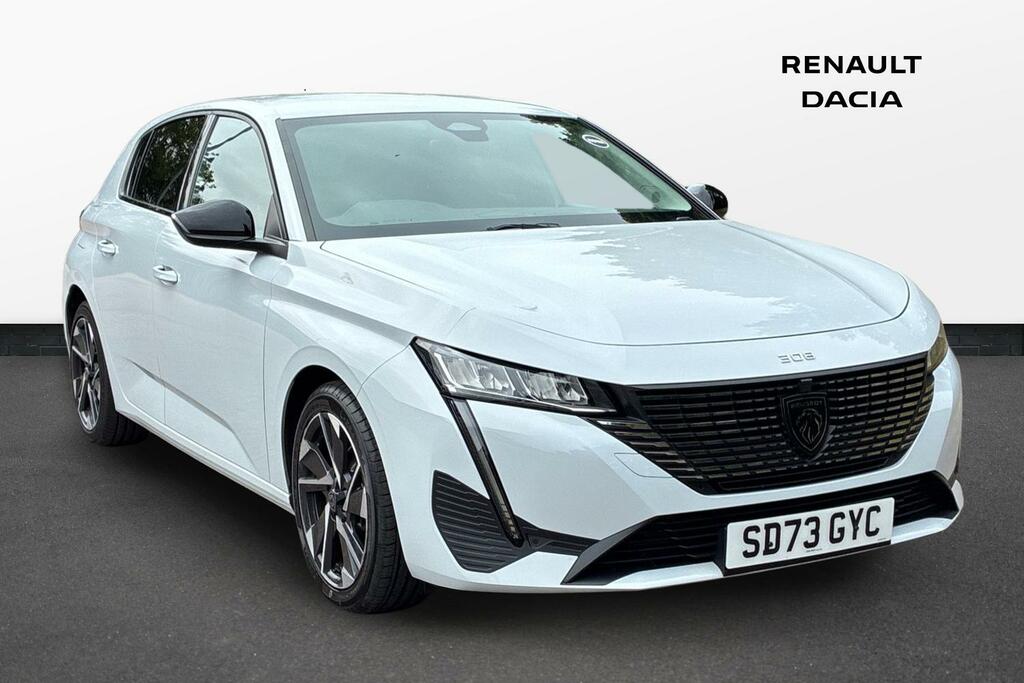 Peugeot 308 1.2 Puretech Allure Premium Eat Euro 6 Ss White