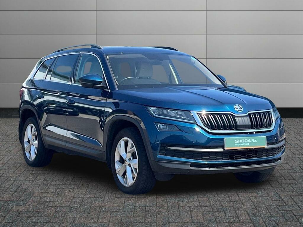Skoda Kodiaq 2.0 Tsi 190Ps Se L 4X4 Dsg 5 Seat Blue