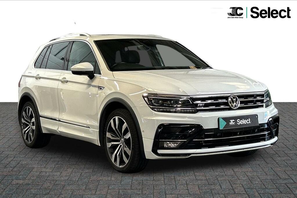 Volkswagen Tiguan 2.0 Tdi R-line Tech Dsg 4Motion Euro 6 Ss White