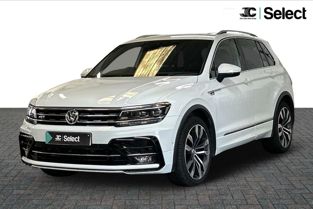Volkswagen Tiguan 2.0 Tdi R-line Tech Dsg 4Motion Euro 6 Ss White #3