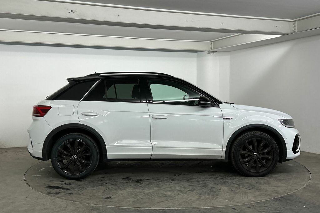 Volkswagen T-Roc 1.5 Tsi R-line Dsg White #4