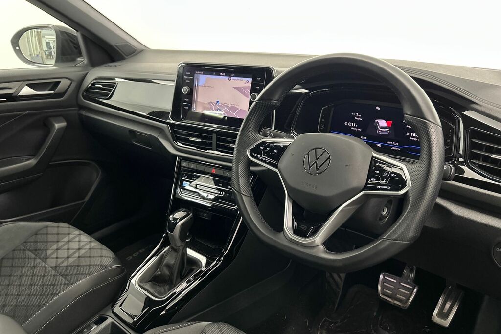 Volkswagen T-Roc 1.5 Tsi R-line Dsg White #6
