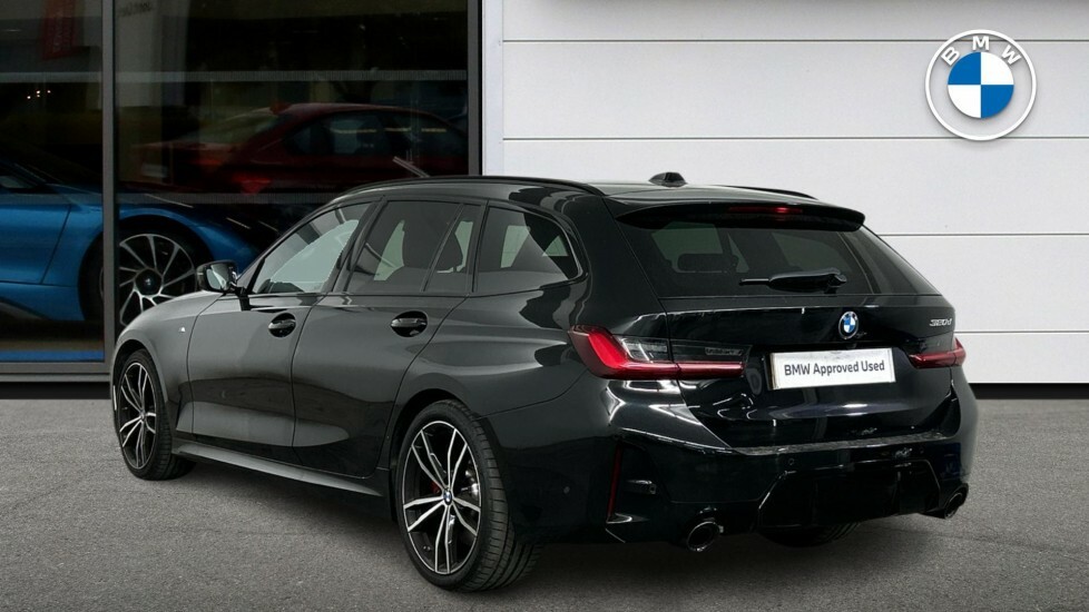 BMW 3 Series 320D M Sport Touring YE24UVW Black #2