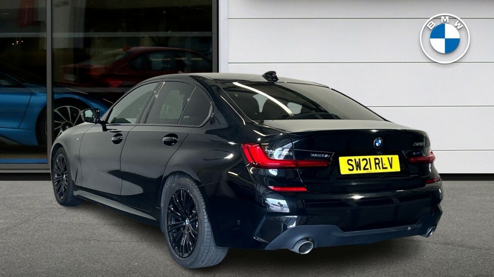 BMW 3 Series 320I M Sport Saloon Black #2