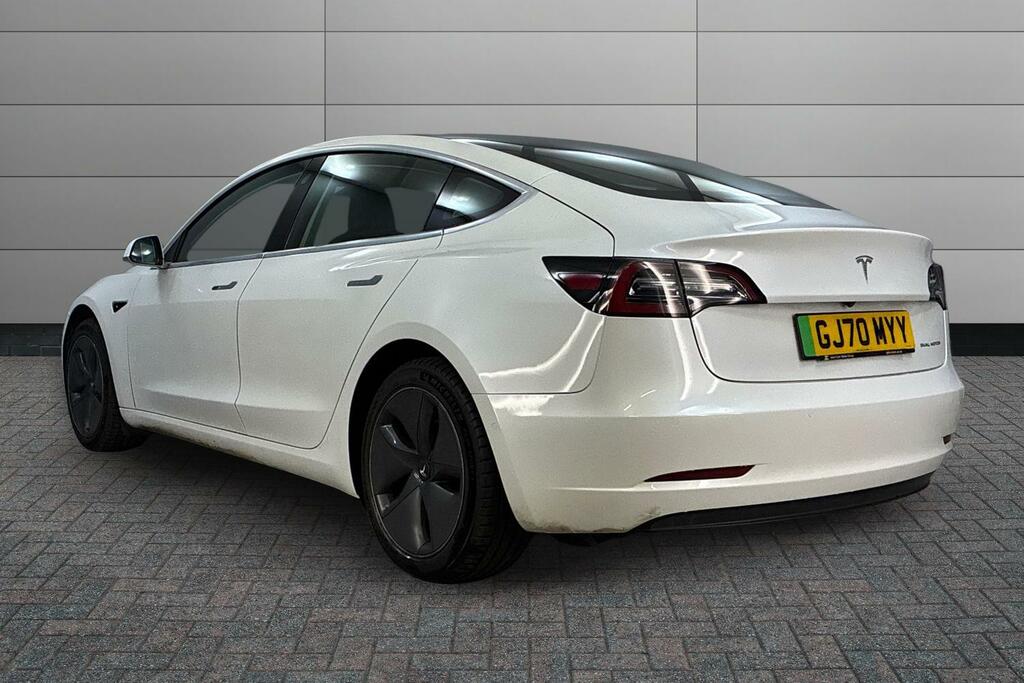 Tesla Model 3 Long Range Awd White #3