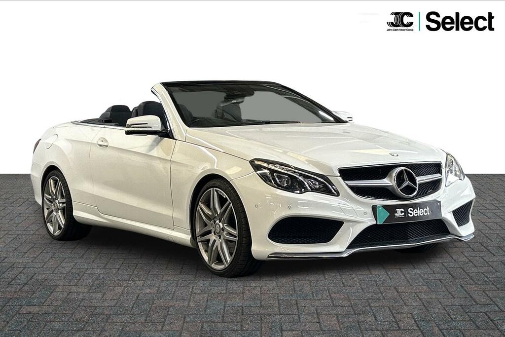 Mercedes-Benz E Class 3.0 E350d V6 Bluetec Amg Line Cabriolet G-tronic White