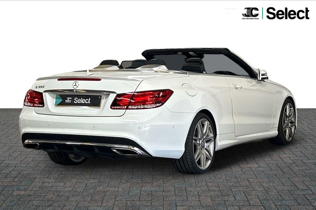Mercedes-Benz E Class 3.0 E350d V6 Bluetec Amg Line Cabriolet G-tronic White #2