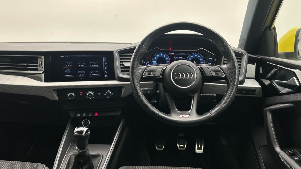 Audi A1 1.0 Tfsi 30 S Line Sportback Euro 6 Ss KV19FUE Yellow #6