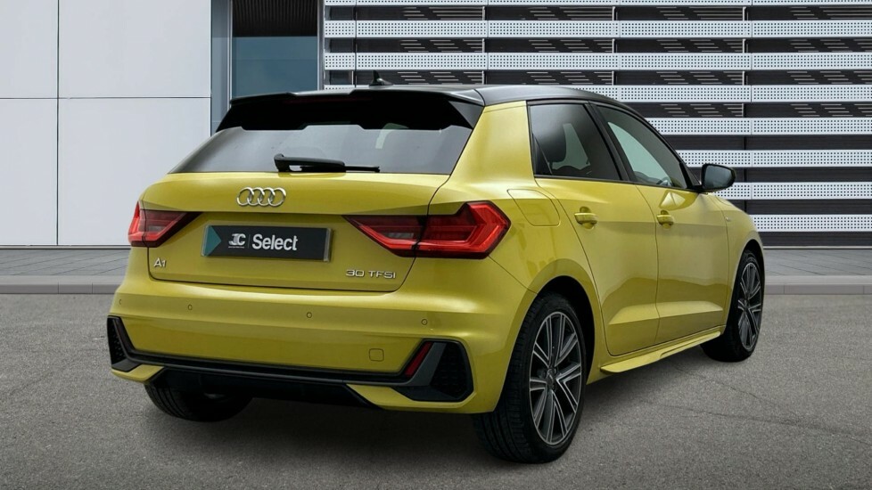 Audi A1 1.0 Tfsi 30 S Line Sportback Euro 6 Ss KV19FUE Yellow #2