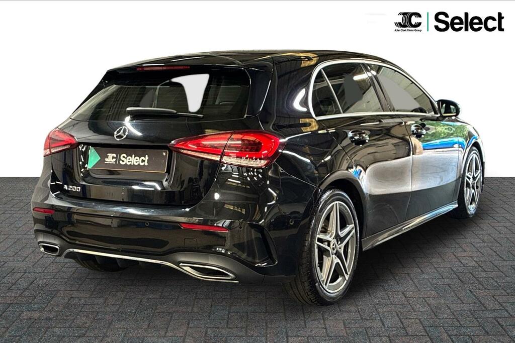 Mercedes-Benz A Class 1.3 A200 Amg Line Executive 7G-dct Euro 6 Ss SE19OMF Black #2