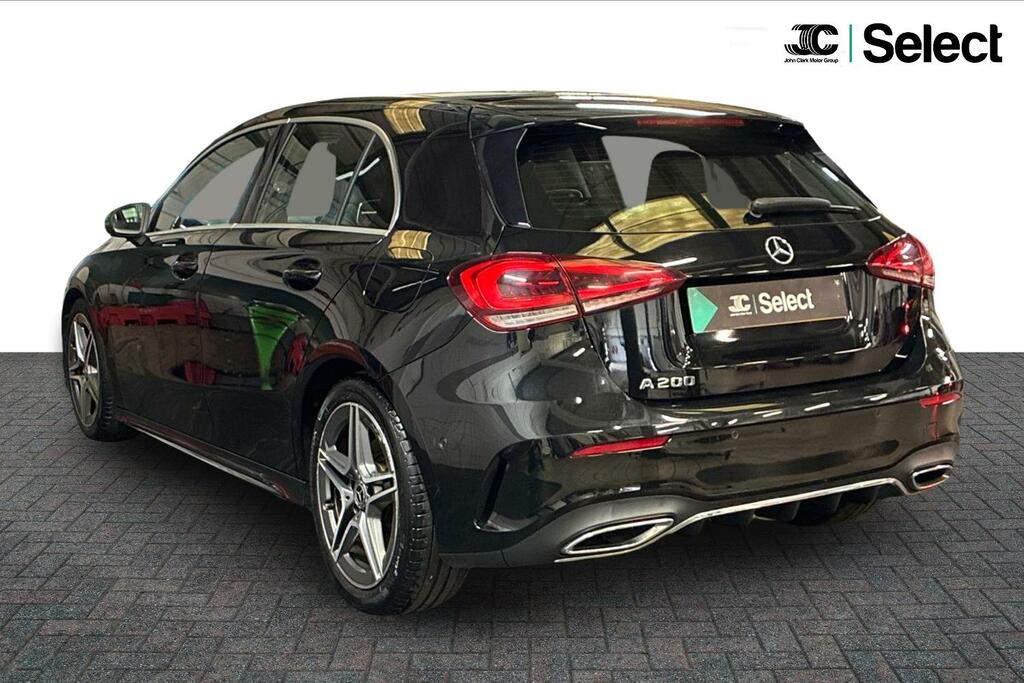 Mercedes-Benz A Class 1.3 A200 Amg Line Executive 7G-dct Euro 6 Ss SE19OMF Black #4