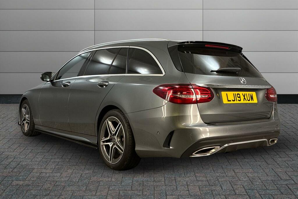 Mercedes-Benz C Class C200 Amg Line 9G-tronic LJ19XUW Grey #3