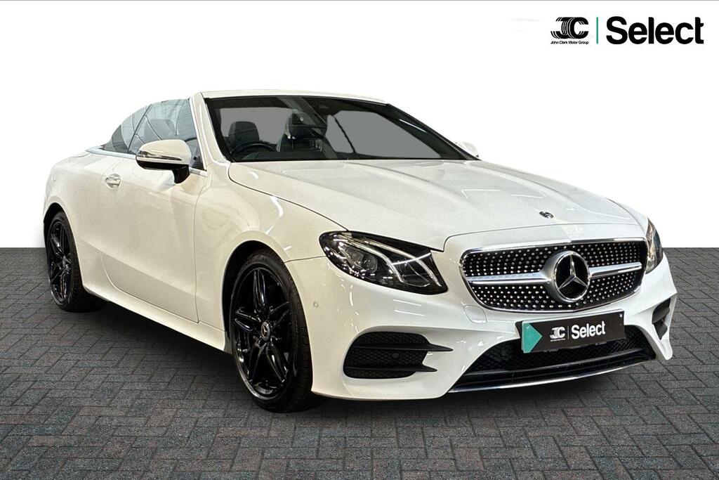 Mercedes-Benz E Class 2.0 E220d Amg Line Premium Cabriolet G-tronic E White