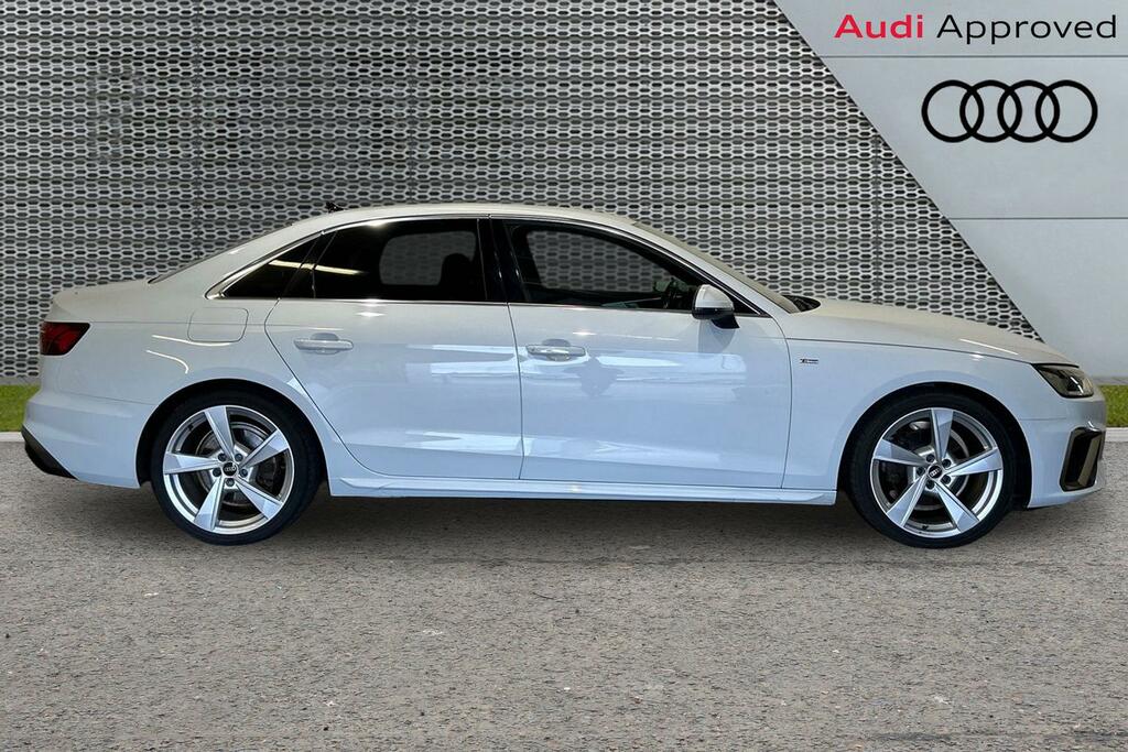 Audi A4 S Line 35 Tdi 163 Ps S Tronic White #4
