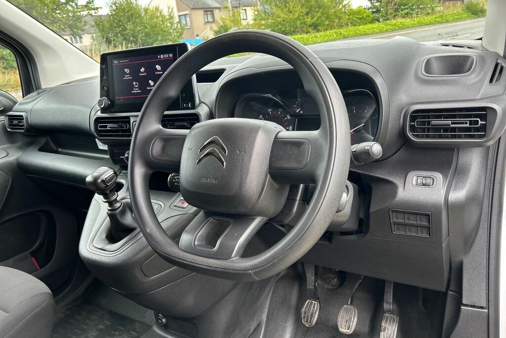 Citroen Berlingo 1.5 Bhdi 850Kg Crew Van Enterprise 100Ps Ss White #6