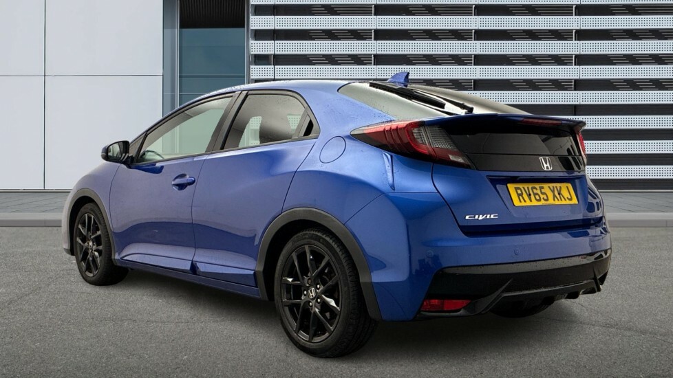 Honda Civic 1.8 I-vtec Sport Euro 6 Ss Blue #4