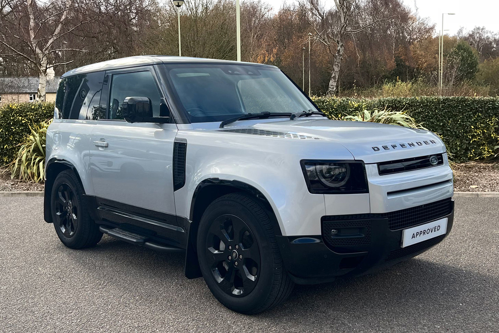 Land Rover Defender 90 D300 X-dynamic Hse Silver