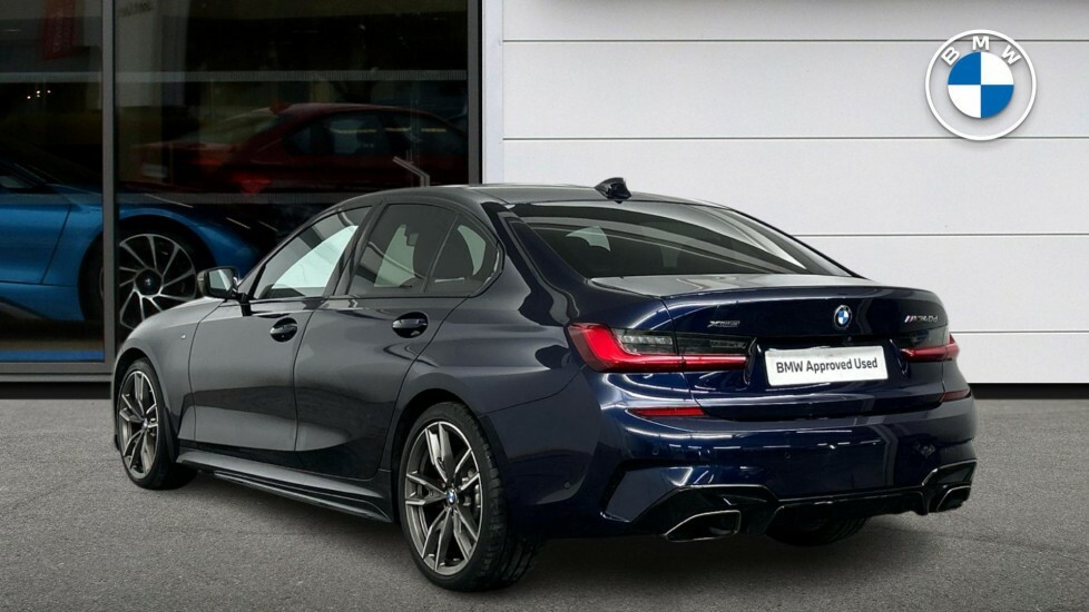 BMW 3 Series M340d Xdrive Saloon ML71BGX Blue #4